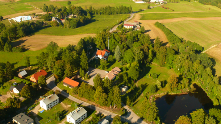 Nadleśnictwo&#x20;Przymuszewo&#x20;z&#x20;lotu&#x20;ptaka